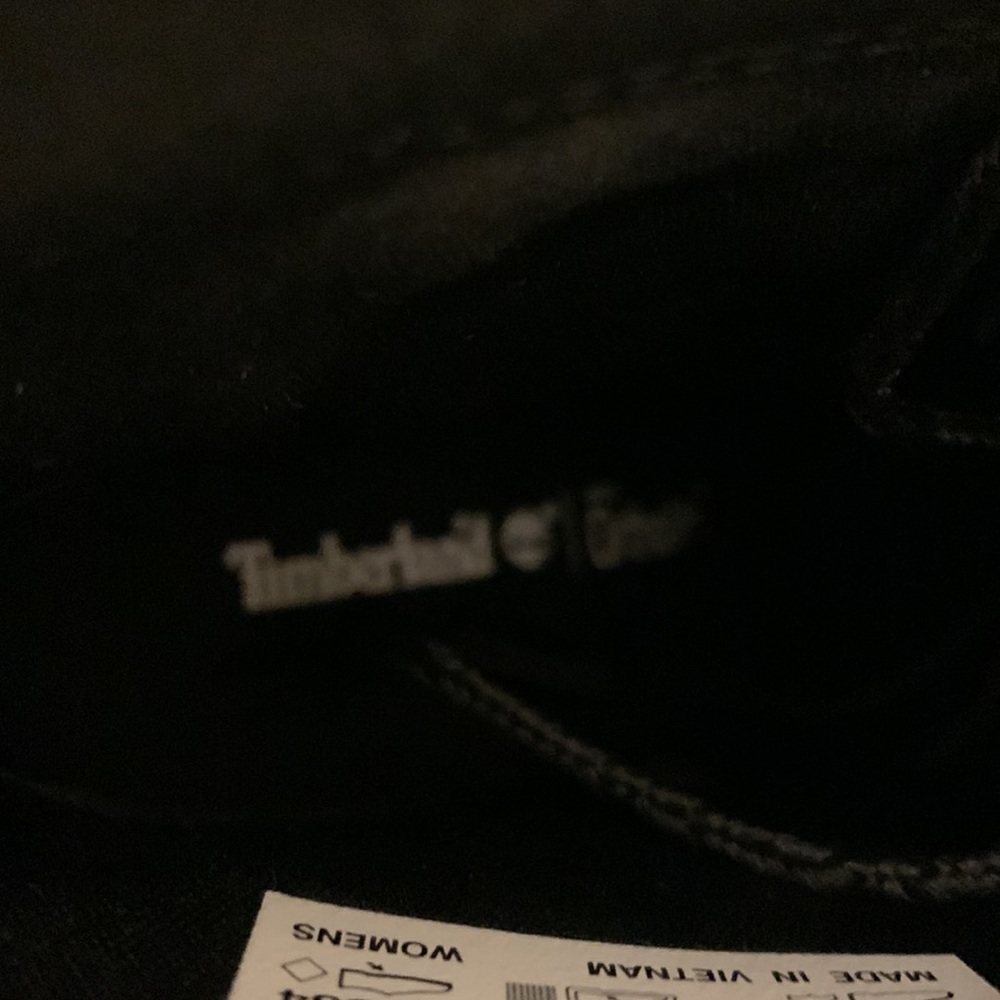 TIMBERLINE/ORTHO BLACK SUEDE BOOT NWOTS RUBBER SOLE SZ 8•5 (no box) NEW - Picture 10 of 12